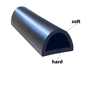 Parachoques de guardabarros de acoplamiento marino tipo D extruido de goma para guardabarros de barco marino - Product Image 5