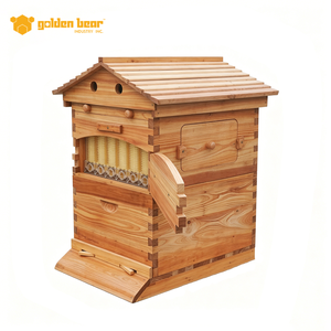 Colmena de abejas con flujo automático y revestimiento de cera para una fácil cosecha de miel, equipo de apicultura - Product Image 1