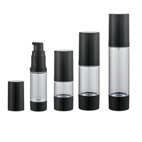 Grosir semprotan pompa kualitas tinggi botol tanpa udara kosmetik 30ml 50ml sebagai botol plastik 100ml 120ml botol vakum