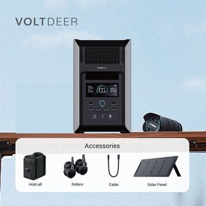 Estación de Energía Portátil de 2000W 2400W 2500W 2600W con Energía Solar e Iluminación para Exteriores, Caravanas y Senderismo - Product Image 2