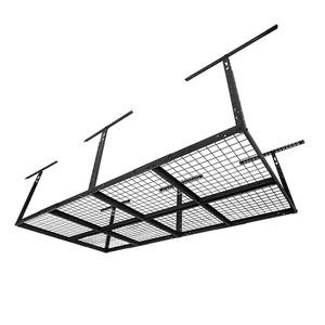 JH-Mech étagère de rangement <span class=keywords><strong>suspendue</strong></span> pour <span class=keywords><strong>garage</strong></span> étagère <span class=keywords><strong>suspendue</strong></span> sûre durable réglable à usage intensif étagère montée au <span class=keywords><strong>plafond</strong></span> en acier laminé à froid - Product Image 3