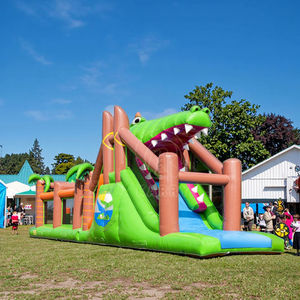 Comercial <span class=keywords><strong>novela</strong></span> inflable niños carrera de obstáculos al aire libre parque infantil Extreme Jumper Castle carrera de obstáculos inflable para la venta - Product Image 2