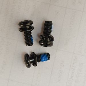 Boulon à tête cylindrique à six pans creux M4 en acier au carbone interne noir anti-lâche avec rondelle - Product Image 2