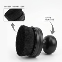 Brosse Applicatrice de Produits d'Entretien Automobile de Haute Qualité, Brosse à Poils Doux avec Logo Personnalisé pour l'Entretien Automobile