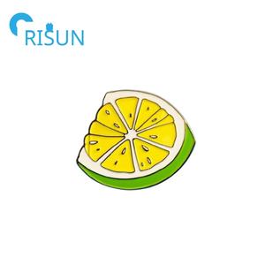 Fournisseur de broches métalliques, fabricants de badges en émail, fruits, limonade, tranches de citron vert, citron, broches, badges, broches personnalisées en émail de citron - Product Image 2