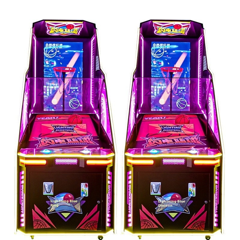 Coin Operated Basketball Machine Amusement Basketball Arcade Machine Sports Metal Street Game Machine for Game Center
