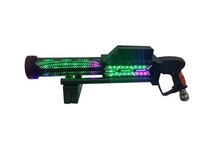 ปืนยิง CO2 LED รุ่นใหม่ แบตเตอรี่ทรงพลัง สร้างเอฟเฟกต์ควันบนเวที ปืนพกพา RGB LED CO2 แคนนอน สำหรับดีเจ ไนท์คลับ บาร์ - Product Image 2