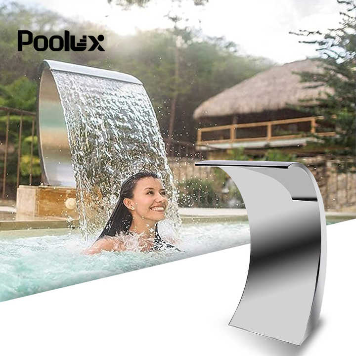 Poolux 304ss High Quality Swimming Pool Water Feature Fall Decoration ...