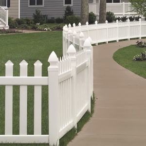 Recinzione in plastica riciclata da giardino bianco moderno ed elegante per esterni con steccato in Pvc di dimensioni e colore - Product Image 2