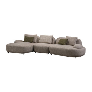 Set di Divani Sezionali Moderni di Lusso a Tre Posti con Rivestimento in Tessuto, Arredamento per Soggiorno, Set di Divani di Alta Gamma per la <span class=keywords><strong>Casa</strong></span> - Product Image 2