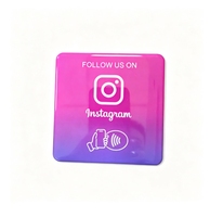 Carte de visite personnalisable réutilisable en PVC, autocollant RFID, carte de membre, code QR, matériau époxy NFC NTAG213/215/216 – Meilleures ventes