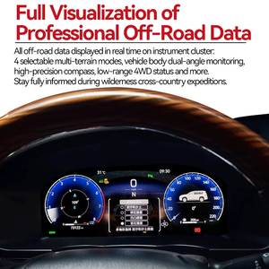 สำหรับ Toyota Land Cruiser 200 ปี 2007-2020 จอแสดงผล LCD แผงหน้าปัดดิจิตอล พร้อม GPS มาตรวัดความเร็ว จอแสดงผลแบบ Virtual Cockpit มาตรวัดรอบเครื่องยนต์ - Product Image 5