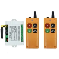 Télécommande universelle sans fil 433MHz DC12V 24V 36V 4CH relais Radio contrôleur récepteur Module RF interrupteur et porte Garage ouvre