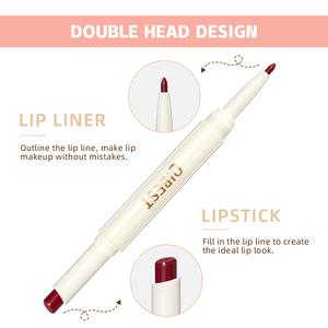 Lápiz Delineador y <span class=keywords><strong>Labial</strong></span> 2 en 1 al por Mayor, Lápiz <span class=keywords><strong>Labial</strong></span> Mate de Larga Duración para Salones de Belleza y Minoristas - Product Image 3