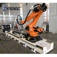 Machine entièrement automatique de bras de robot de Kuka de robot de voie linéaire de 8 axes pour la gravure de moule