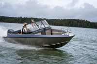 Yacht de sport miniature KinOcean Nice Bateau de vitesse en aluminium à essence avec moteur hors-bord
