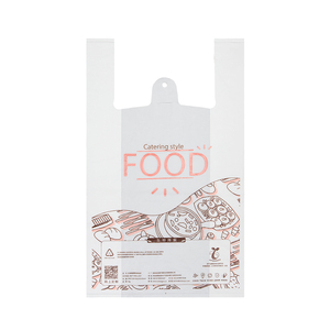Eco-friendly Hot Sale 100% Compostable T-shirt <b>Bag</b> for Food and <b>Vegetable</b> Packing - Product Image 3