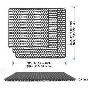 Wellfine Hot Waterproof <b>Large</b> Silicone Dish Drying <b>Mat</b> 30*40 Heat Resistant Drying Pad Dishwasher Safe Draining <b>Mat</b> for Kitchen - Product Image 1
