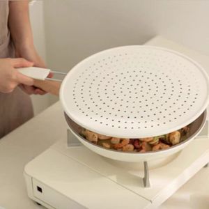 Nhà Bếp Silicone dầu Splash-proof nồi bìa, dầu thoát nước Net, đa chức năng công cụ nhà bếp - Product Image 4