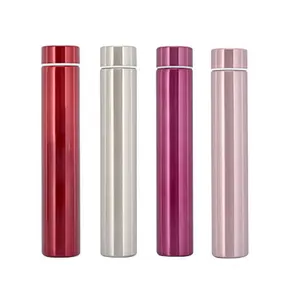 9 oz Double Wall Stainless Steel Slim Vacuum Flasks Thermos Insulated Water Bottles for Hot & Cold Drinks