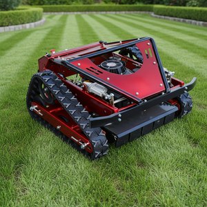 <span class=keywords><strong>Tondeuse</strong></span> Robot <span class=keywords><strong>Autoportée</strong></span> Électrique à Rayon de Braquage Zéro Automatique et Haute Efficacité avec Moteur à <span class=keywords><strong>Essence</strong></span> sans Fil et Télécommande - Product Image 1