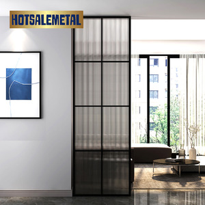 Hot Sale oem <b>room</b> <b>divider</b> gold glass and 304 stainless steel partition living <b>room</b> restaurant partition design project - Product Image 4