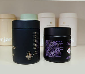 Barattolo in Vetro Nero UV da 3oz con Coperchio Certificato CR a Prova di Bambino |   Vendita all'Ingrosso - Product Image 6