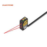 Capteur de distance laser de détection d'objets PNP 12V-24V 300MM, interrupteur photoélectrique rétro-réfléchissant à matrice de points laser diffuse