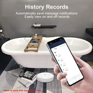 New Released Tuya <b>Smart</b> Water Leak Sensor Detector CR2032 Double-sided Flood Detection Work With Gateway WL-898FZ WL-898FZ Lithi - Product Image 6