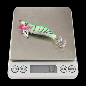 Phát sáng màu sắc khác nhau cứng nhựa câu cá Gear mực Jig Mồi Gỗ tôm mực Jig câu cá thu hút - Product Image 4