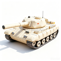 Maquette de char gonflable réaliste en camouflage, réplique de véhicule, leurre pour simulation sur le terrain, en PVC étanche