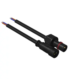 2-Pin Male And Female 0.5 Square 0.75 Square 1 Square Waterproof Power Cable Connector Suitable For Lighting.