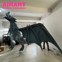 Dragon gonflable réaliste Artair Inflatables, chauve-souris gonflable personnalisée, dragon gonflable de couleur personnalisée