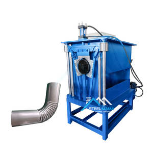 Factory Direct Sale Stainless Steel Pipe Elbow Cold Roll Forming <b>Machine</b> with Gearbox Motor & PLC Control for Oval Pipe Making - Product Image 1