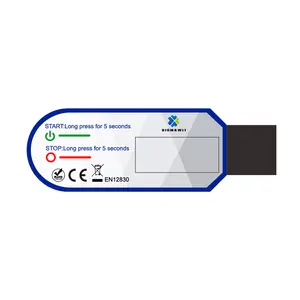 Hasta 360 días Mini registrador de datos de transporte de frutas con monitor de temperatura USB de un solo uso