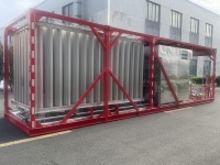 Brightway LIN Booster Pump Skid untuk Penggunaan Industri Bertekanan Tinggi di Atas Flatbed, Elektrik yang Dapat Disesuaikan