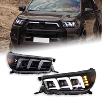 3 lentilles pour phares LED Toyota Hilux Revo Pickup 2016 2017 2018 2019 2020 Plug and Play Accessoires Hilux VIGO Revo