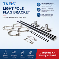 Supports de bannières pour lampadaires, matériel de fixation de bannières