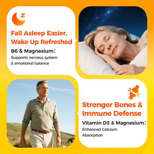 Tiras Orales de Melatonina con Ingredientes Naturales OEM/ODM, Vitaminas para Adultos - Suplemento Dietético para Dormir Más Fácilmente y Despertar con Facilidad - Product Image 5