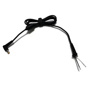 Wholesale DC Plug Cable 5.5*1.7mm Right Angle For AC Adapter Cord Wire