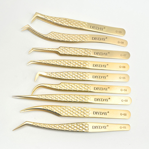 <span class=keywords><strong>Pinzas</strong></span> Profesionales <span class=keywords><strong>de</strong></span> Acero Inoxidable para Extensión <span class=keywords><strong>de</strong></span> Pestañas <span class=keywords><strong>de</strong></span> Volumen, Venta al por Mayor DIYDAY - Product Image 3