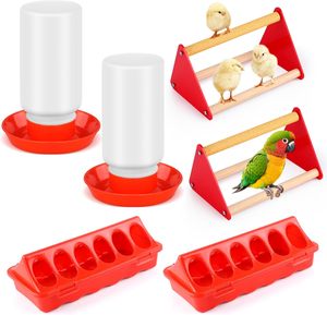 Nuevo Bebedero Automático para Aves de Corral de 1L, Marca Yuou, Equipo Agrícola, Gran Capacidad, Plástico Rojo, para Pollos, Patos y Pájaros - Product Image 1