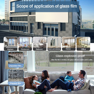 <span class=keywords><strong>Film</strong></span> adhésif PVC effet miroir unidirectionnel pour fenêtre, <span class=keywords><strong>anti</strong></span>-UV, isolation thermique, <span class=keywords><strong>film</strong></span> de protection pour la vie privée, pour maison et bureau, fabriqué en Chine continentale - Product Image 4