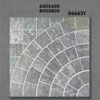 Carreaux en porcelaine gris rouille 60x60 aspect pierre moderne Ardoise multicolore Plancher de jardin extérieur pour balcon Porche Cour Accents de chambre