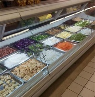 Refroidisseur commercial présentoir à viande refroidisseur boucherie réfrigérateur Deli vitrine présentoir à viande réfrigérateur viande congélateur refroidisseur réfrigérateur