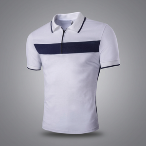 Chemises pour hommes de haute qualité, coupe ajustée, manches courtes, 100% coton, respirantes, sport, golf, décontractées, streetwear, imprimées sur le devant - Product Image 3