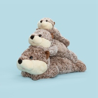 Coussin en peluche personnalisé en forme de loutre, jouet doux à câliner, cadeau pour enfants, vente directe du fabricant de peluches en gros