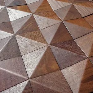 <span class=keywords><strong>Pannelli</strong></span> in <span class=keywords><strong>Legno</strong></span> 3D Decorativi Moderni, Pannello Murale in <span class=keywords><strong>Legno</strong></span> Massello Naturale con Superficie Texturizzata per Applicazioni Alberghiere - Product Image 6
