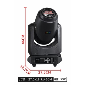 Nouveauté éclairage de scène Dmx 512 prisme Zoom <span class=keywords><strong>Lyre</strong></span> 200W BSW 3In1 faisceau <span class=keywords><strong>Spot</strong></span> Wash Dj LED lumière principale mobile - Product Image 3
