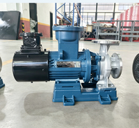 Pompa Sentrifugal Horizontal Anti Ledakan dengan Motor Tembaga, Bahan Besi Cor dan Baja Tahan Karat untuk Transfer Air, Minyak, dan Bahan Kimia untuk Industri